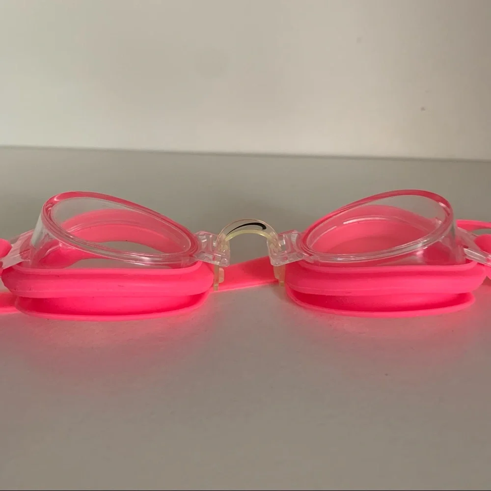 Hold Y2k Nike  neon pink clear goggles